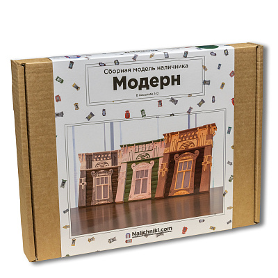 Сборная модель наличника Ярославской области, "Yaroslav" (Модерн) 