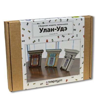 Сборная модель наличника Бурятии, "Batyr" (Улан-Удэ)